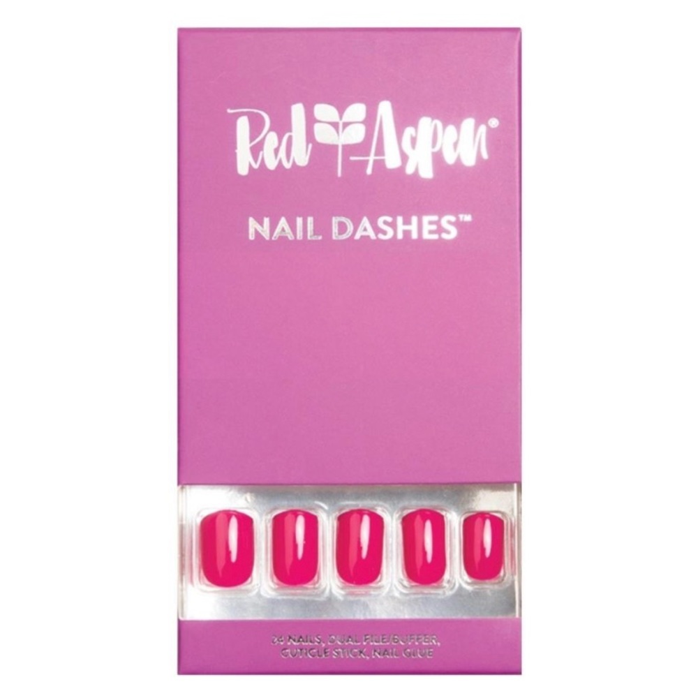 Red Aspen Nail Dashes: Bea’s Garden Romance